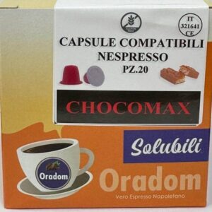 CHOCOMAX  - 20 Capsule  Compatibile Nespresso ORADOM
