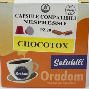CHOCOTOX - 20 Capsule  Compatibile Nespresso ORADOM