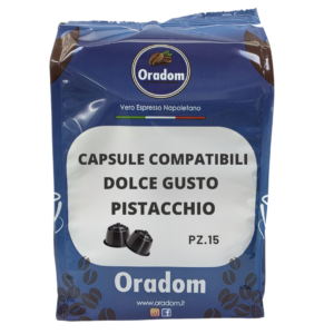 Pistacchio - 15 Capsule  Compatibile Dolce Gusto ORADOM